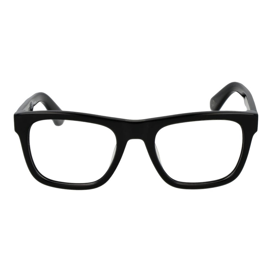 Police glasses with black cellulose acetate frames