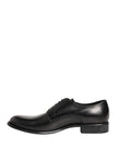 Dolce & Gabbana Schwarze Derby-Schuhe aus Kalbsleder für Herren