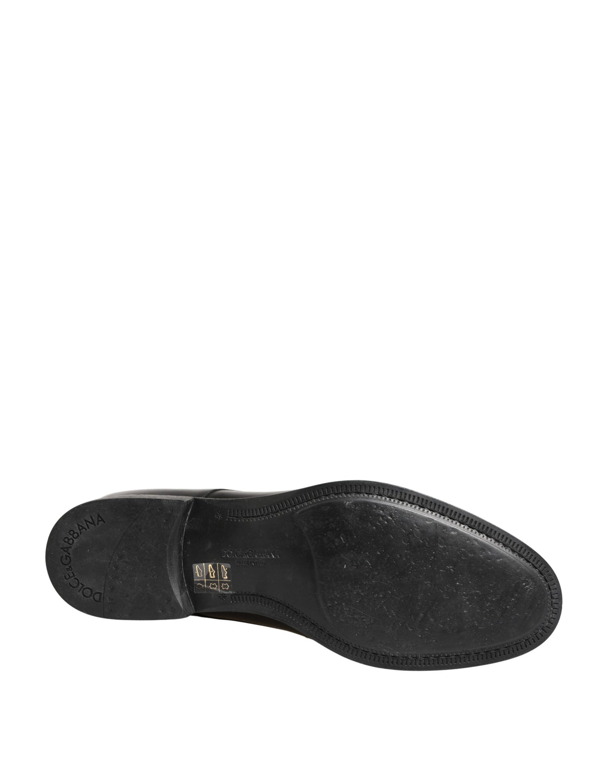 Dolce & Gabbana Schwarze Derby-Schuhe aus Kalbsleder für Herren
