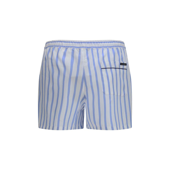 Dolce & Gabbana Blaue Baumwoll-Bermudashorts
