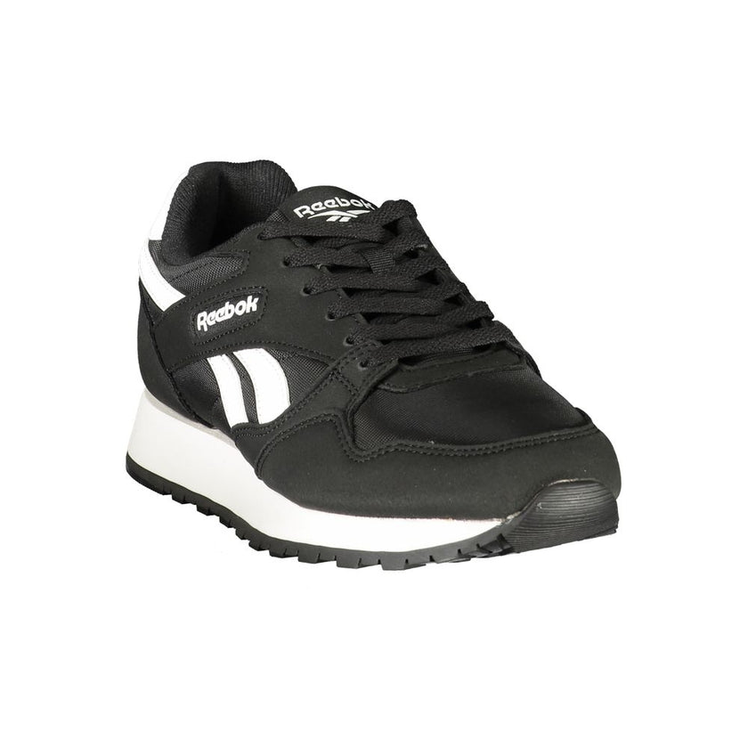 Reebok Schwarzer Unisex-Sneaker aus Polyester