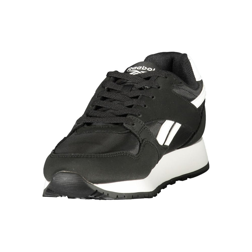 Reebok Schwarzer Unisex-Sneaker aus Polyester