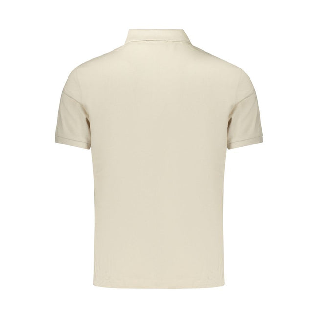 Calvin Klein Beige Baumwoll-Herrenpoloshirt