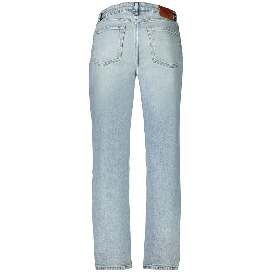 Calvin Klein Azzurro Baumwoll-Jeans für Damen