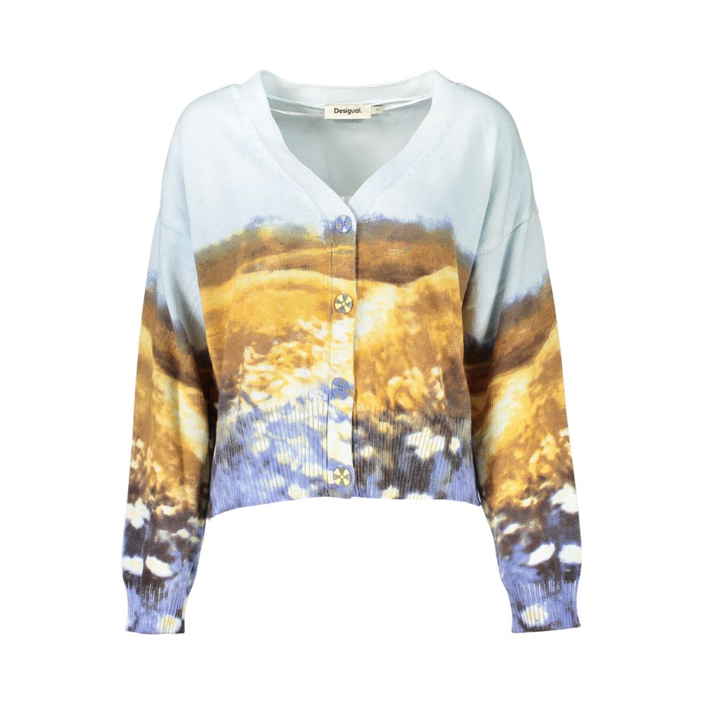 Desigual Azzurro Women's Cotton Sweater
