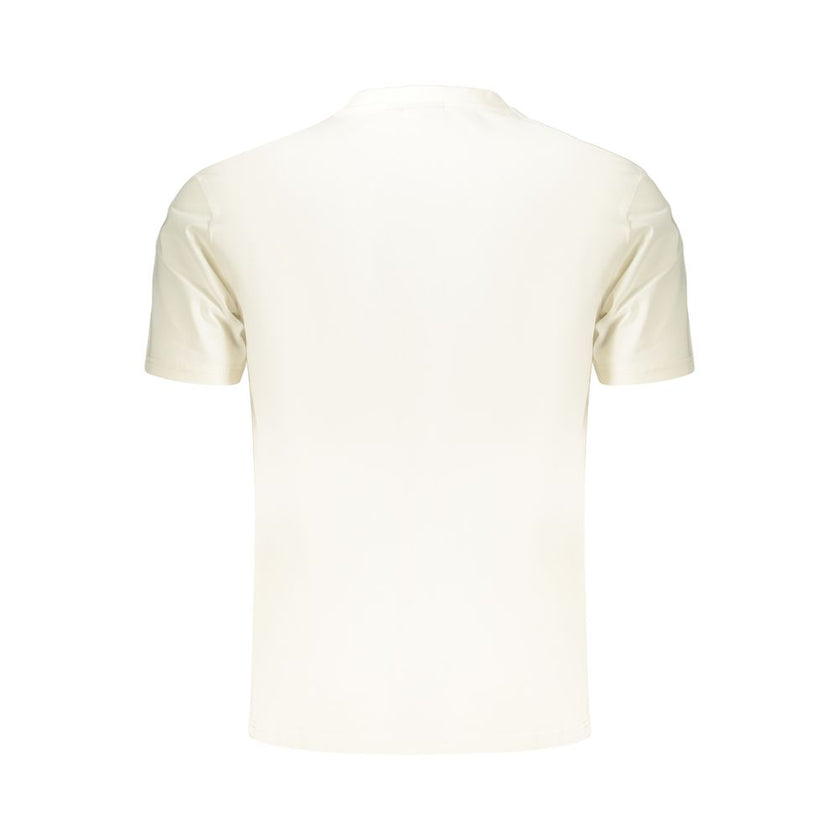 Napapijri Weißes Herren-T-Shirt aus Baumwolle