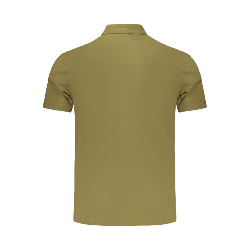 Napapijri Grünes Herren-Poloshirt aus Baumwolle