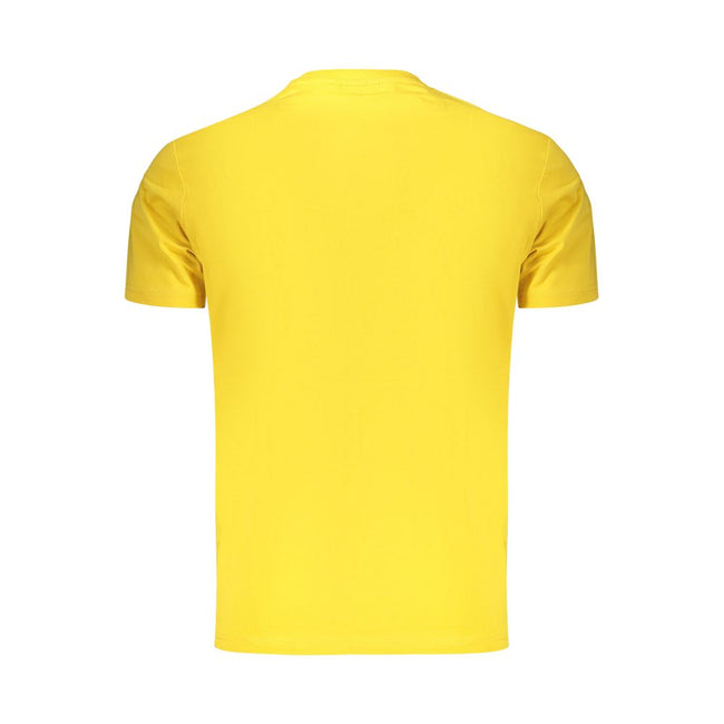 Napapijri Gelbes Baumwoll-T-Shirt für Herren