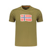 Napapijri Herren-T-Shirt aus Verde-Baumwolle