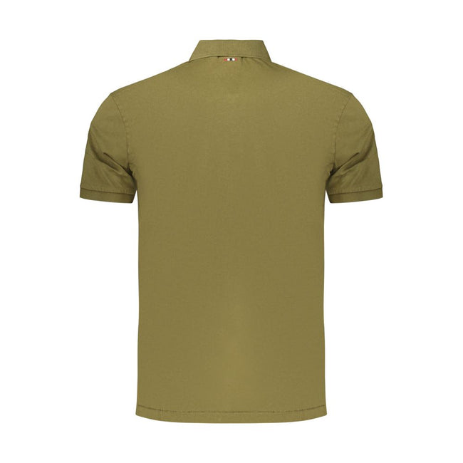 Napapijri Grünes Herren-Poloshirt aus Baumwolle