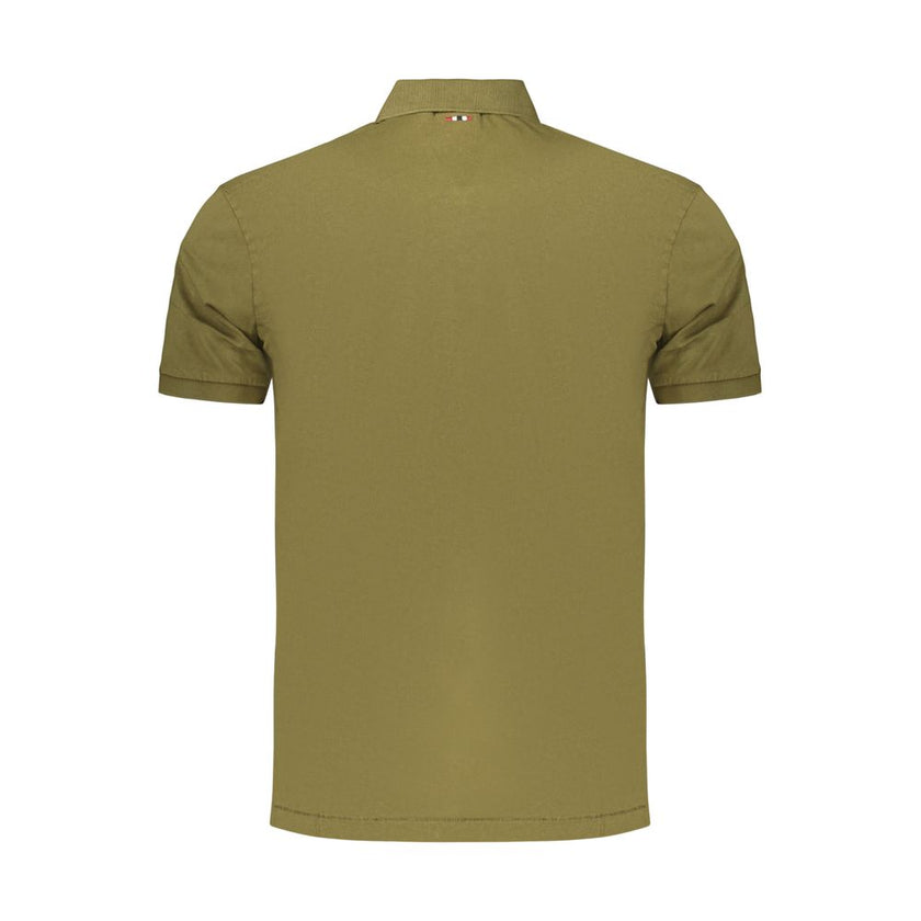 Napapijri Grünes Herren-Poloshirt aus Baumwolle