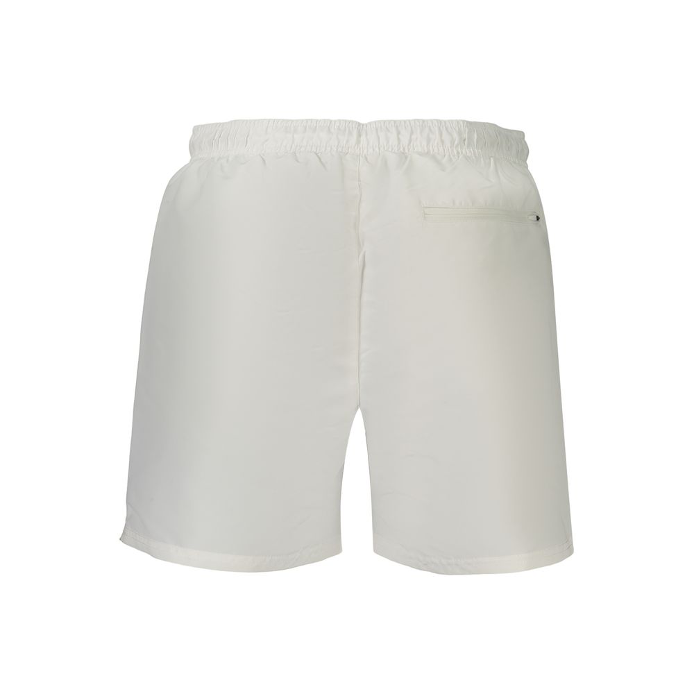 Calvin Klein Men's White Polyester Swim Shorts