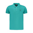 Norway 1963 Grünes Herren-Poloshirt aus Baumwolle