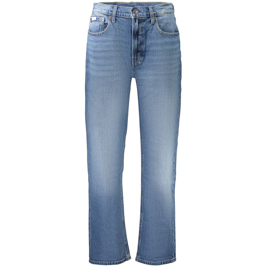 Calvin Klein Damen-Jeans aus Baumwolle in Blau