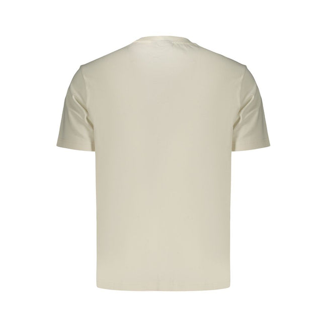 Napapijri Weißes Herren-T-Shirt aus Baumwolle