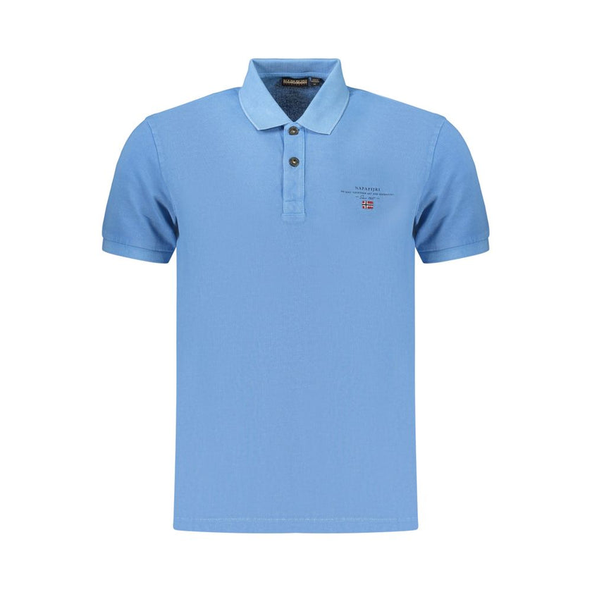 Napapijri Azzurro Baumwoll-Poloshirt für Herren