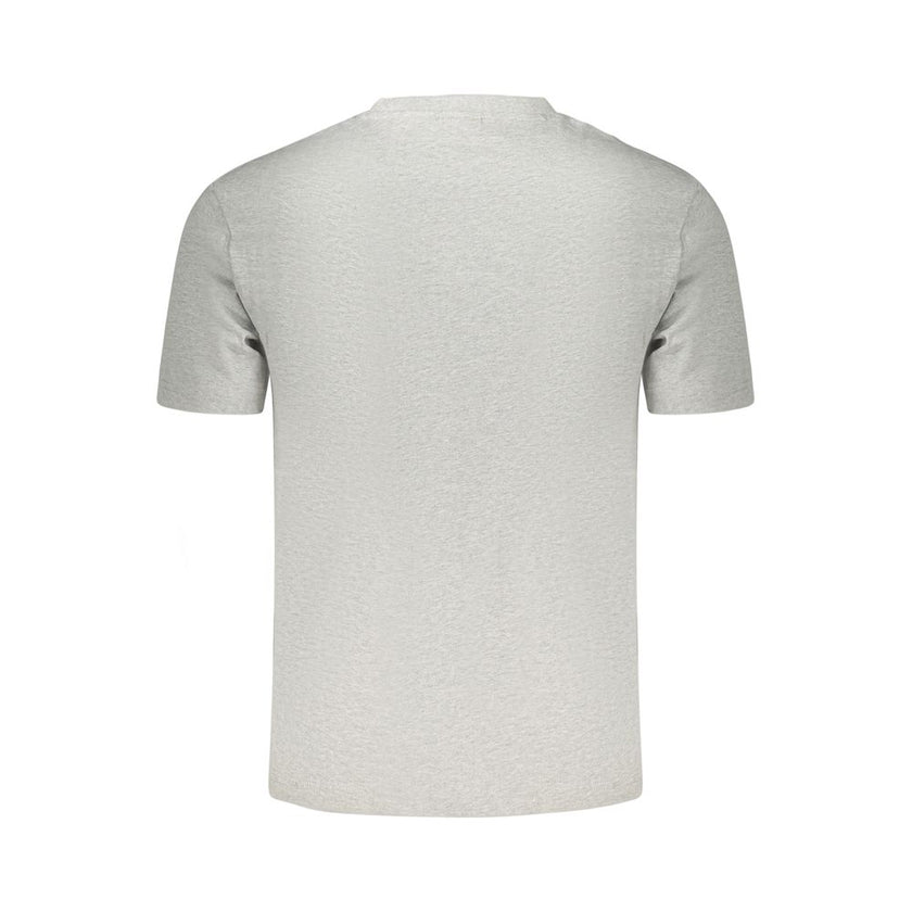 Napapijri Graues Baumwoll-T-Shirt für Herren