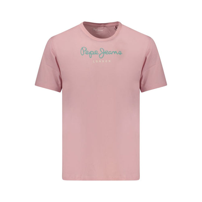 Pepe Jeans Pink Cotton Men's T-Shirt