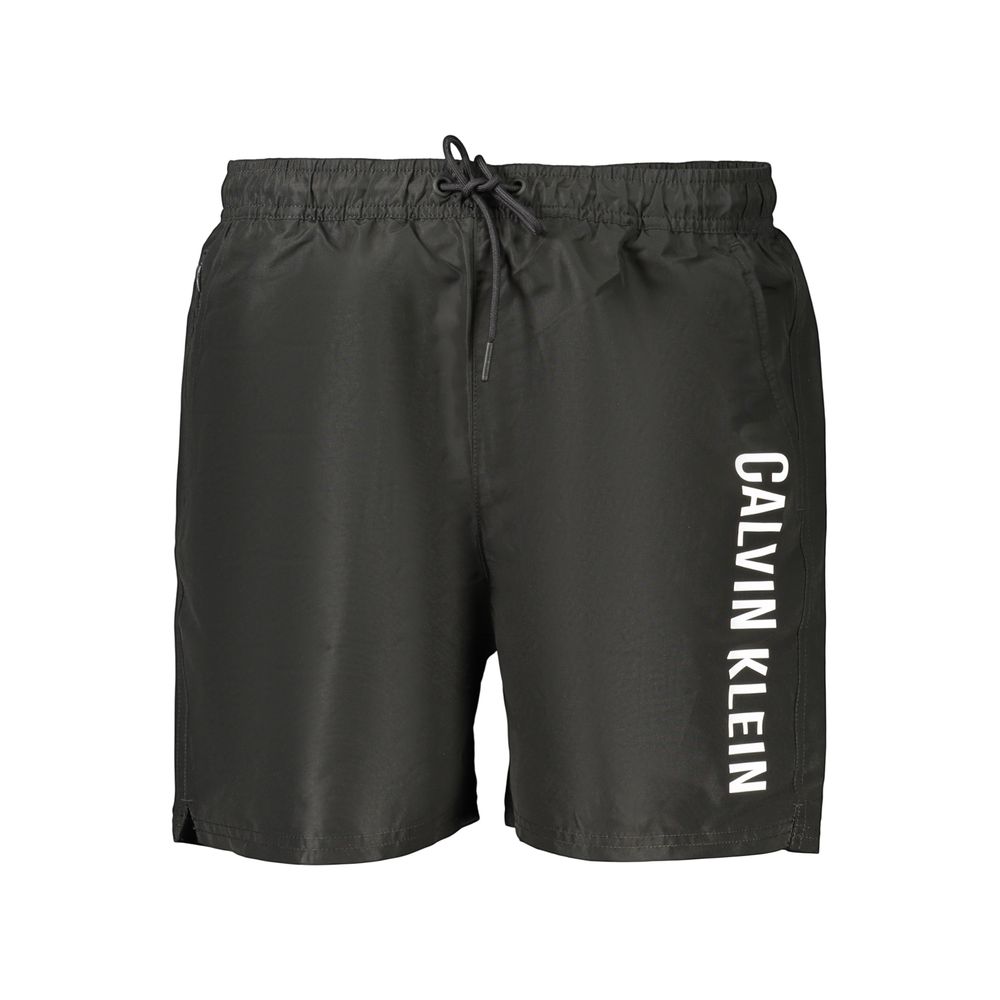 Calvin Klein Men's Black Polyester Swim Shorts