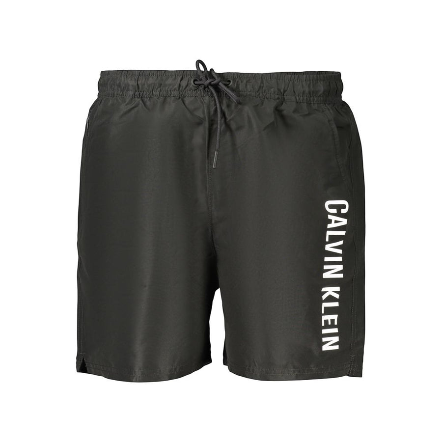 Calvin Klein Schwarze Herren-Badeshorts aus Polyester