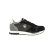 Blauer Schwarze Sportschuhe aus Polyester