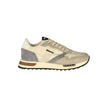 Blauer Beige Polyester Herren Sneaker