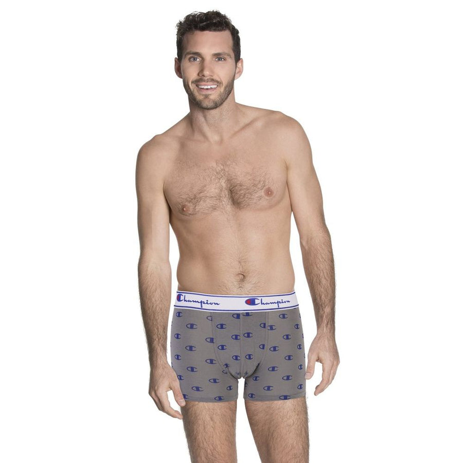 Champion Graue Baumwollboxershorts