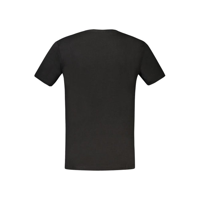 Rifle Schwarzes Baumwoll-T-Shirt