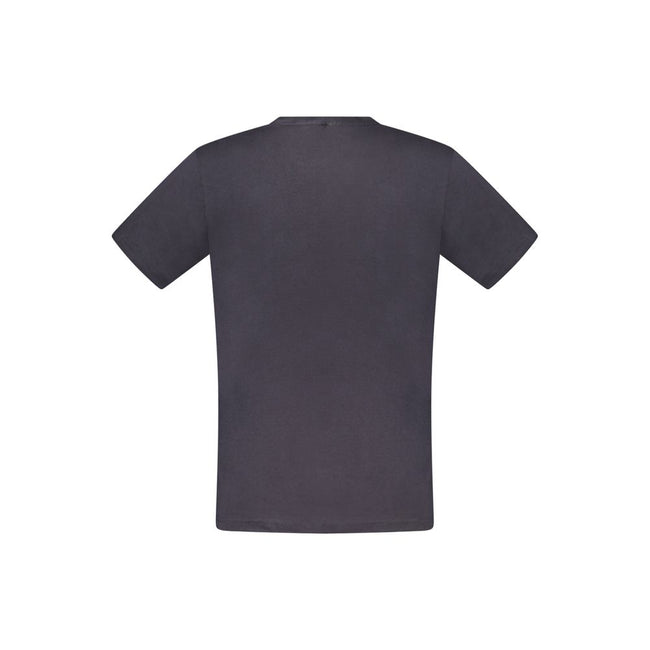 Rifle Blaues Baumwoll-T-Shirt für Herren