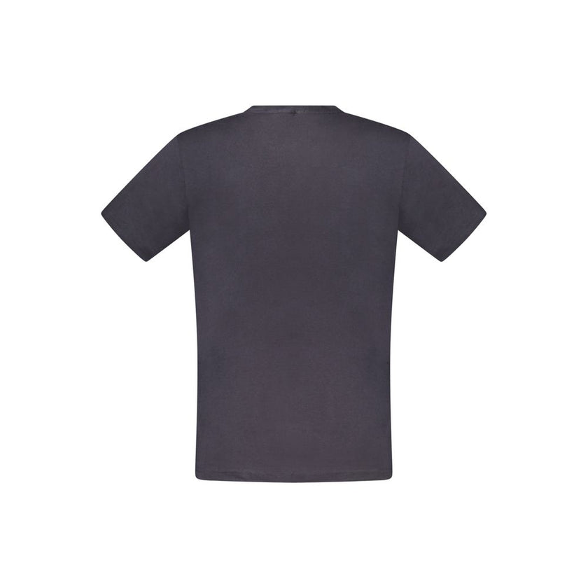 Rifle Blaues Baumwoll-T-Shirt für Herren