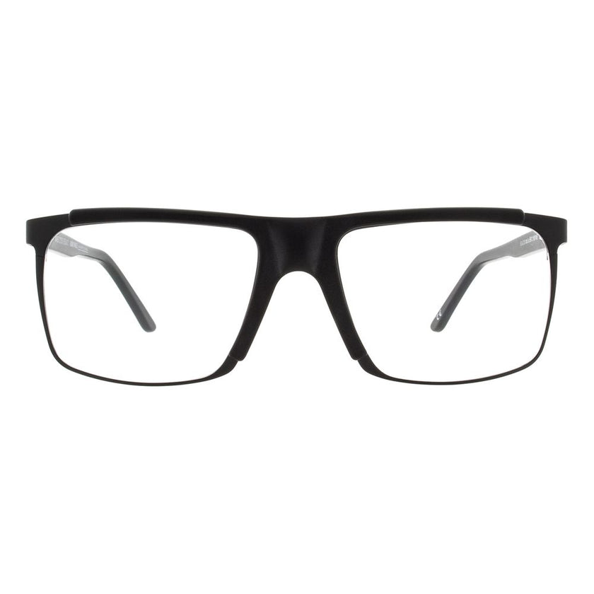 Andy Wolf Brille aus schwarzem Metall & Kunststoff (Gestell)