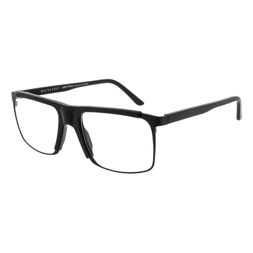 Andy Wolf Brille aus schwarzem Metall & Kunststoff (Gestell)
