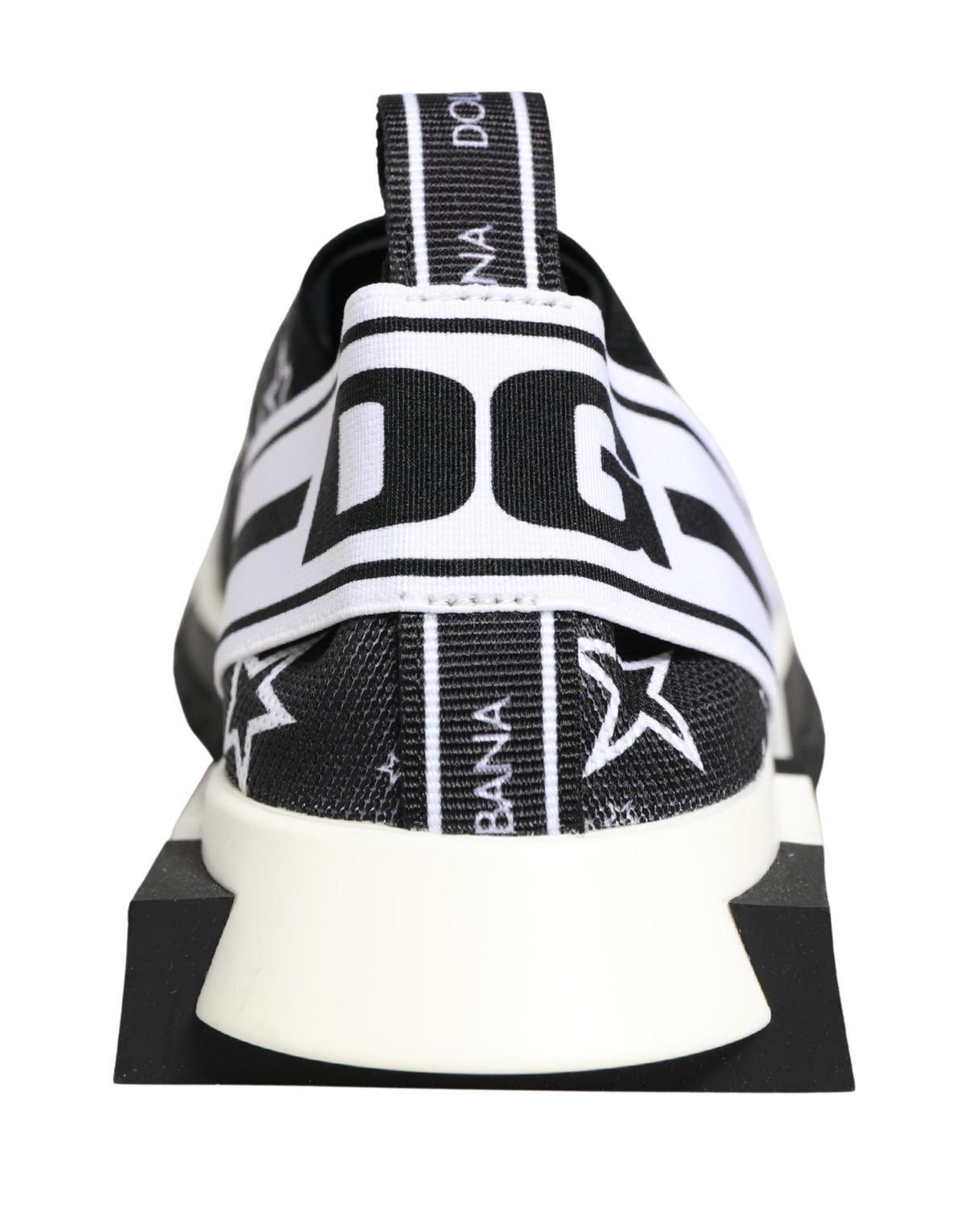 Dolce & Gabbana Black SORRENTO Sneakers with Star Logo