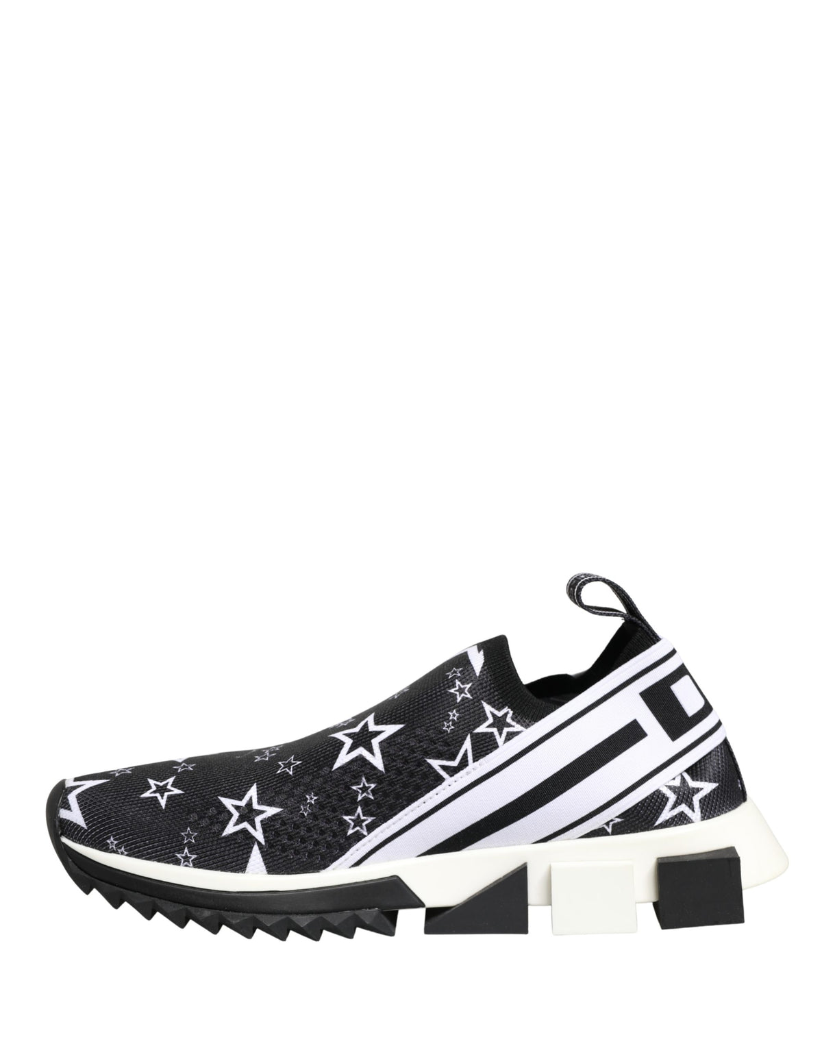 Dolce & Gabbana Black SORRENTO Sneakers with Star Logo