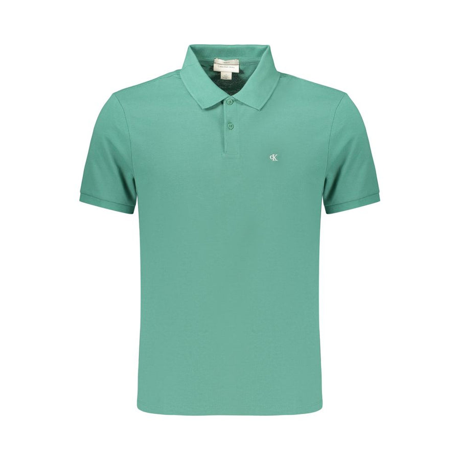 Calvin Klein Sharp Green Contrast Polo Shirt