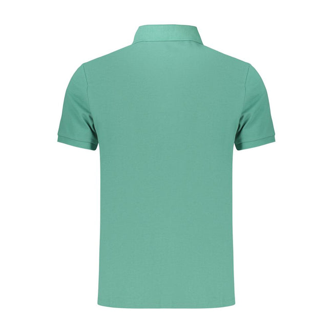 Calvin Klein Scharfes grünes Kontrast-Poloshirt