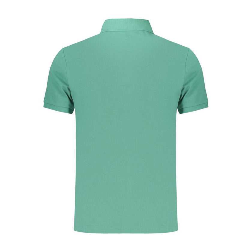 Calvin Klein Scharfes grünes Kontrast-Poloshirt
