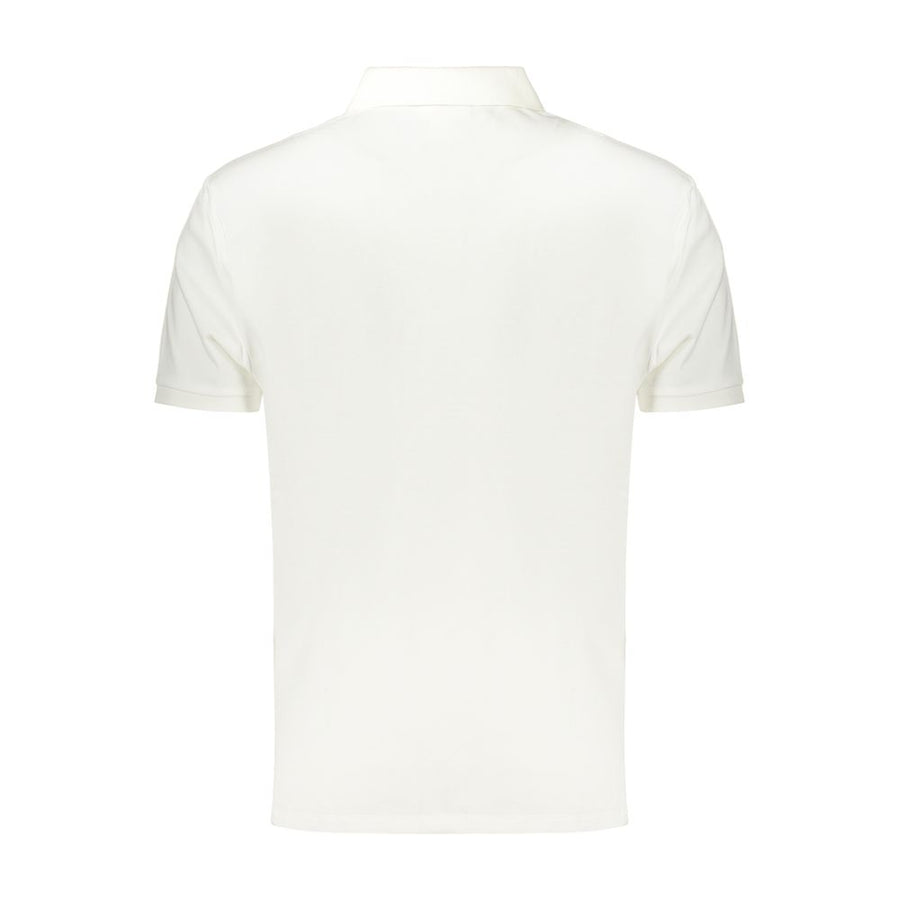 Calvin Klein Men's White Cotton Polo Shirt