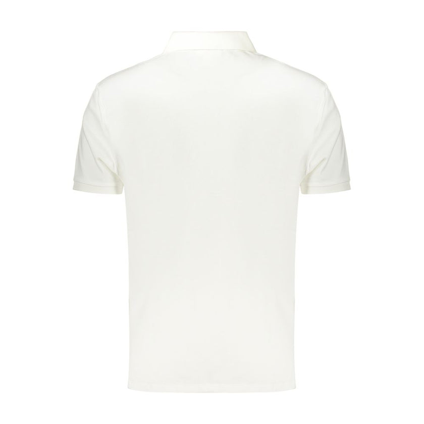 Calvin Klein Weißes Herren-Poloshirt aus Baumwolle