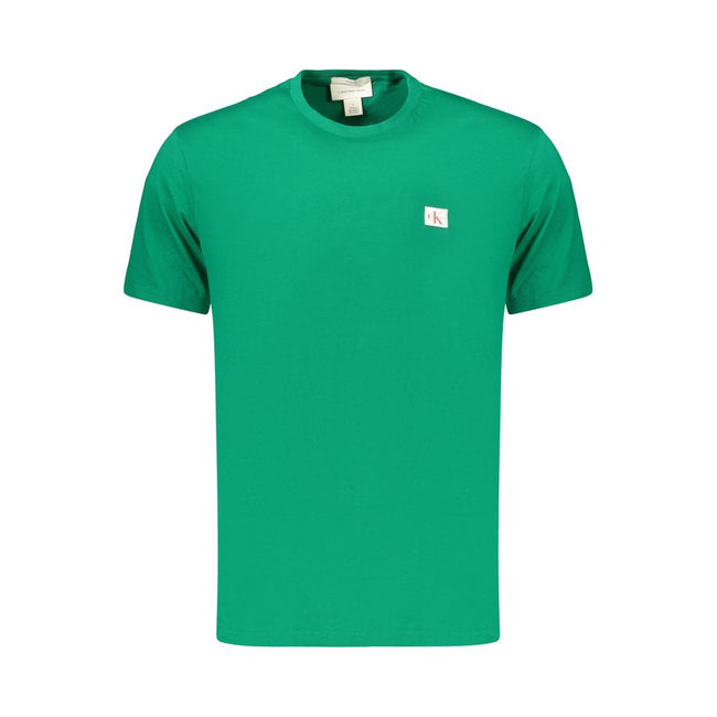 Calvin Klein Grünes Baumwoll-T-Shirt für Herren