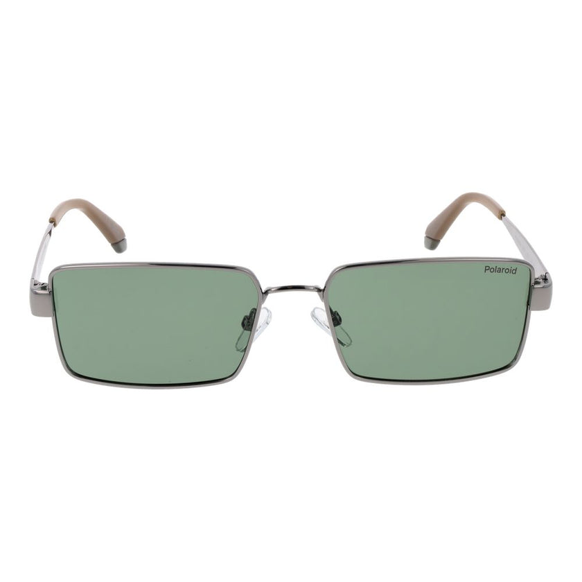 Polaroid Graue Sonnenbrille aus Metall