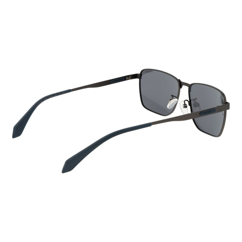 Polaroid Graue Sonnenbrille aus Metall