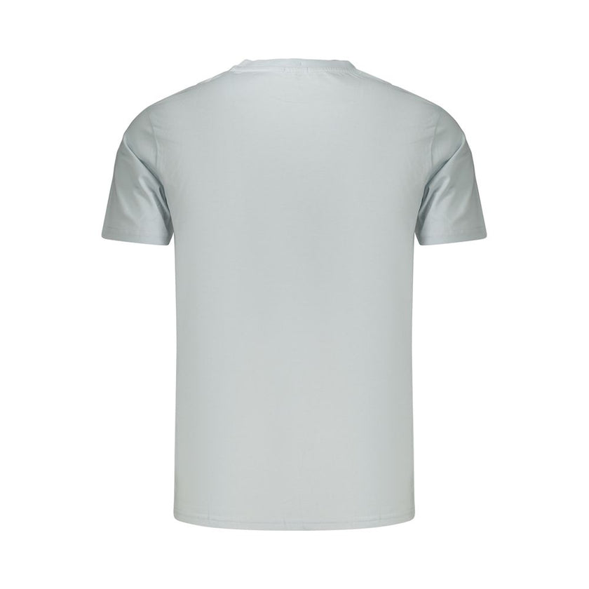 Rifle Hellblaues Herren-T-Shirt aus Baumwolle