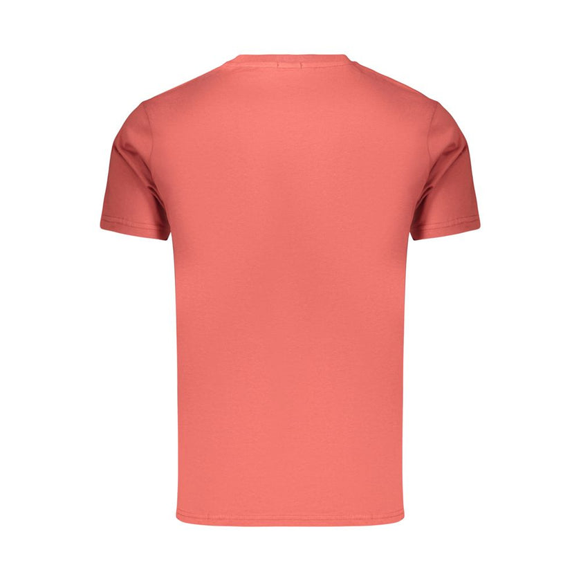 Rifle Rotes Baumwoll-T-Shirt für Herren