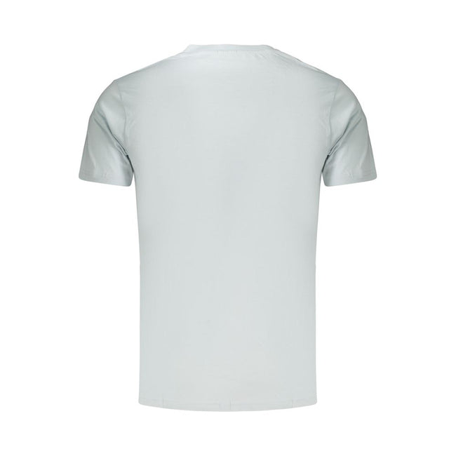 Rifle Hellblaues Herren-T-Shirt aus Baumwolle