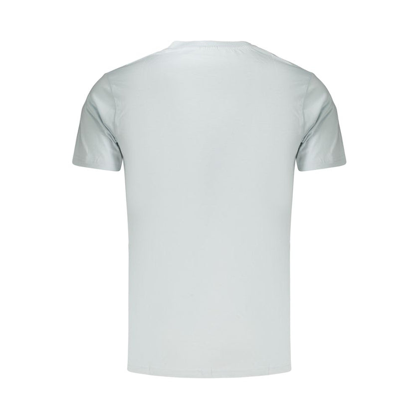 Rifle Hellblaues Herren-T-Shirt aus Baumwolle
