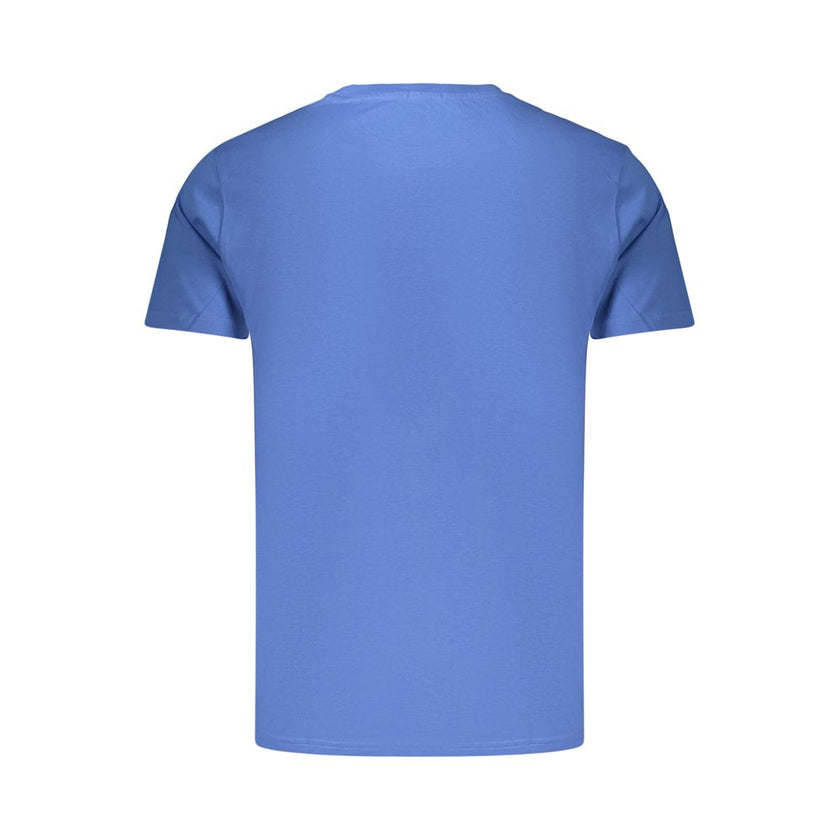 Rifle Baumwoll-T-Shirt in Blau