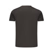 Rifle Schwarzes Baumwoll-T-Shirt für Herren