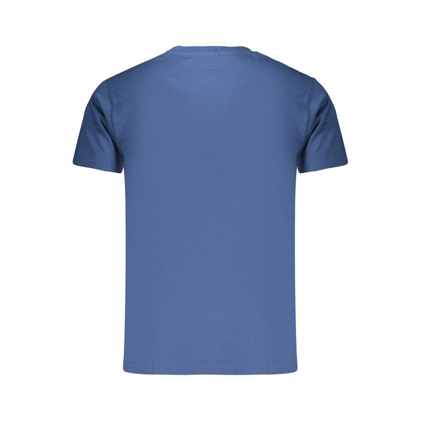 Rifle Blaues Baumwoll-T-Shirt für Herren