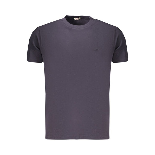 Rifle Blaues Baumwoll-T-Shirt für Herren